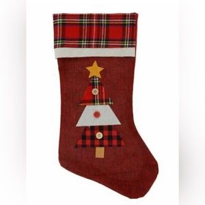 Christmas House Stocking with THREE  16.5' New